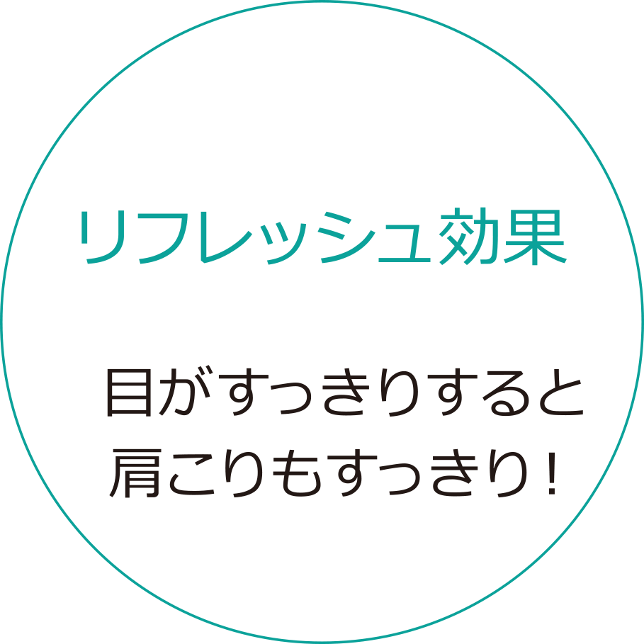 リフレッシュ効果!